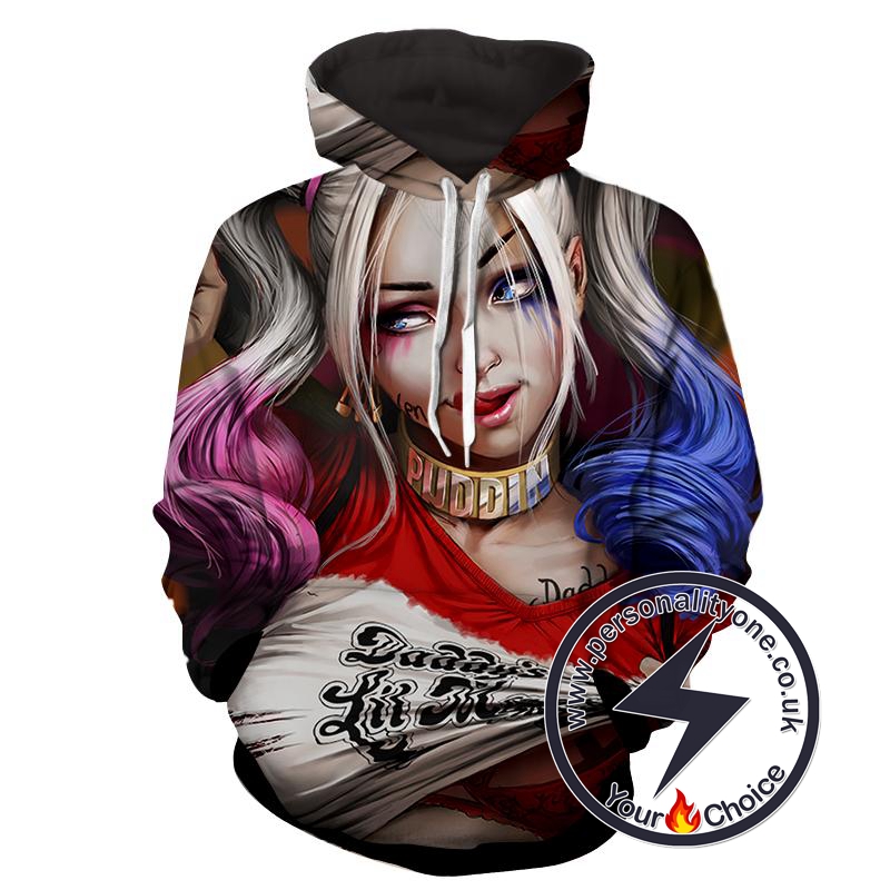 Harley Quinn - Harley Quinn 3D - Hoodies